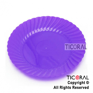 PLATO CLASSIC 19CM PLAST VIOLETA HS4835 x 6